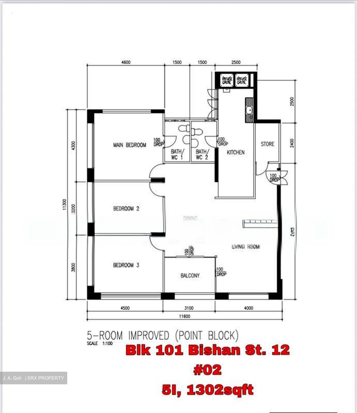 Blk 101 Bishan View (Bishan), HDB 5 Rooms #502824331